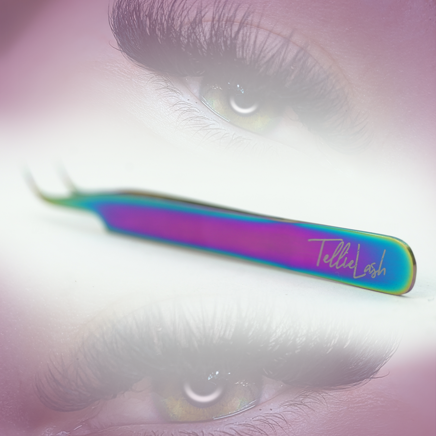 Rainbow Curved Isolator Tweezer